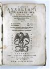 AURELIANUS, CAELIUS. De acutis morbis libri III. De diuturnis libri V.  1566